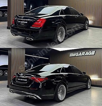 BODY KIT NÁRAZNÍK SVĚTLA MASKA KAPOTA KONVERZE MERCEDES W221 NA W223 S63 AMG
