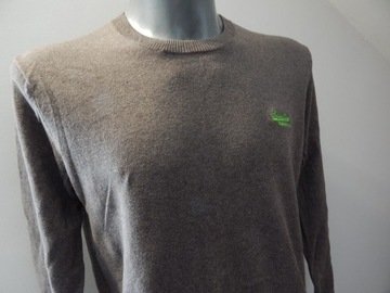 SUPERDRY VINTAGE sweter męski brąz kaszmir roz.M