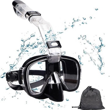 ZESTAW MASKA I FAJKA DO NURKOWANIA OKULARY I RURKA DO SNORKELINGU S