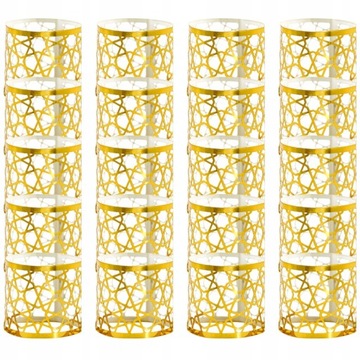 ЗОЛОТОЙ ДЕКОР СВЕЧИ-ВЕНКИ, 50 ШТ.