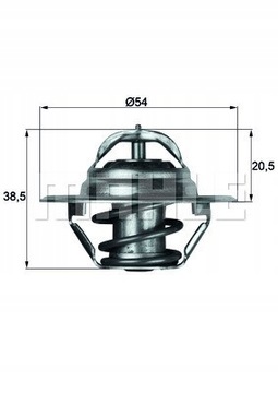 MAHLE TX 3 83D TERMOSTAT STŘED CHLADÍCÍ