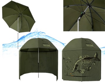 Зонт для рыбалки с боковыми стенками Delphin BigONE CARP 250 см