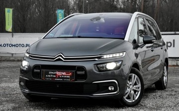 Citroen Grand C4 Picasso II Grand Picasso Facelifting 2.0 BlueHDi 150KM 2018 Citroen C4 Grand Picasso FULLED skora Blis alusy LINNE ASSIST Idealny Pano, zdjęcie 6