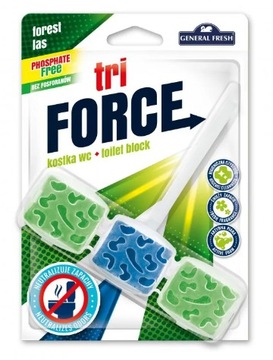 Kostka do WC General Fresh Tri Force Las 45g