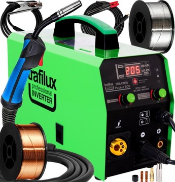 SPAWARKA PÓŁAUTOMAT 200 MMA TIG EURO SYNERGIA 3W1