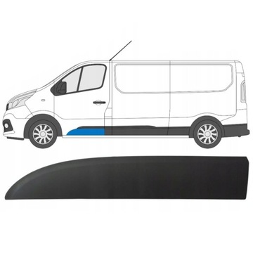 LIŠTA BOČNÍ DVEŘE PŘEDNÍ LEVÝ DO RENAULT TRAFIC 3