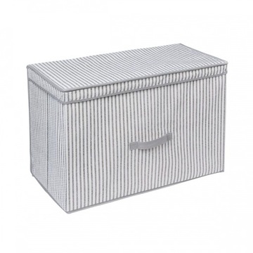 PUDELKO KUFER Z MATERIAŁU SKRZYNIA PUDŁO OZDOBNE