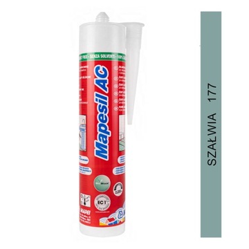 Silikon MAPEI Mapesil AC 310ml - kolor 177 szałwia