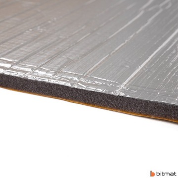FOAM MAT АЛЮМИНИЕВАЯ ЗВУКОВАЯ ФОЛЬГА 10 мм, полиуретановый алюминий