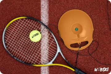 ТРЕНИРОВОЧНЫЙ НАБОР ТЕННИСНЫЙ ТРЕНАЖЕР ТЕННИСНЫЙ ТРЕНАЖЕР ШАРИК НА ЛАСТИКЕ