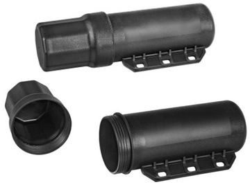 TUBA NARZĘDZIOWA kufer pojemnik na motocykl quad narzędzia mocowanie BOCZNE