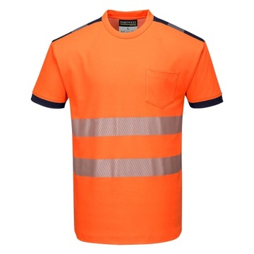 ПРЕДУПРЕЖДАЮЩАЯ ФУТБОЛКА PW3 PORTWEST T181 HI-VIS M