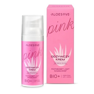 ALOESOVE PINK Odżywczy krem do twarzy na noc 50 ml
