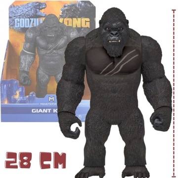 Figurka Giant KING KONG Monsterverse Goryl 28 cm Ruchoma Figurka Godzilla
