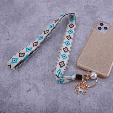 Декоративный ремешок для телефона в стиле бохо с жемчугом