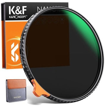 KF Filtr szary 77mm REGULOWANY ND2-ND400 fader PRO