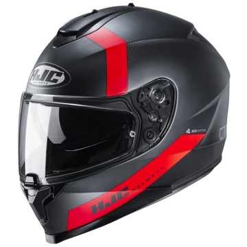 Kask integralny HJC C70 EURA Black/Red M - promocja!
