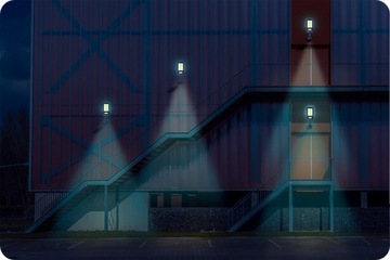 3x СОЛНЕЧНАЯ ЛАМПА С ДАТЧИКОМ ДВИЖЕНИЯ В СУМЕРКАХ, ДИСТАНЦИОННОЕ УПРАВЛЕНИЕ