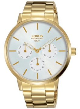 LORUS MULTIDATA klasyczny zegarek damski śre.38 mm