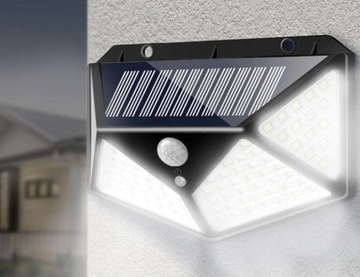 СОЛНЕЧНАЯ ЛАМПА С ДАТЧИКОМ ДВИЖЕНИЯ ГАЛОГЕН 100LED