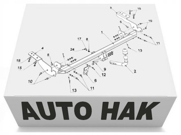 HAK HOLOWNICZY CITROEN C4 GRAND PICASSO 2006do2013