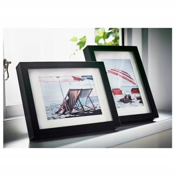 RAMKA NA ZDJĘCIA RIBBA CZARNA GRUBA 18X24CM PASSE PARTOUT