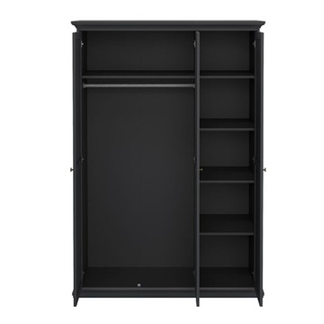 Гардероб Paris Grey, 3 дверцы, 139 х 201 см, матовый