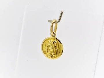ZŁOTA ZAWIESZKA MEDALIK - 585 14K 0,96G