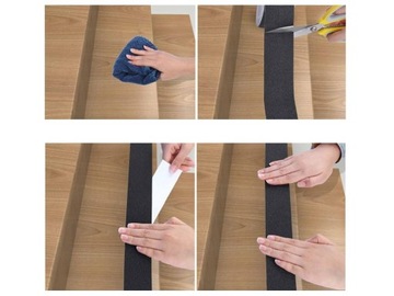 ЛЕНТА ЧЕРНАЯ ПРОТИВОСКОЛЬЗЯЩАЯ 50ММ Х 5М ДЛЯ ЛЕСТНИЦ