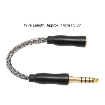 2,5 mm żeński do 4,4 mm męski kabel dźwiękowy z