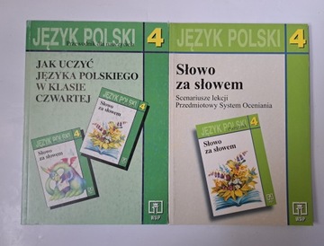 Język polski 5 Słowo za słowem scenariusze jak uczyć w SP tom 1- 2