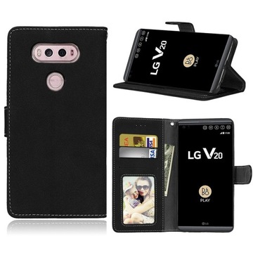 LG V20 Etui Pokrowiec Portfel Podpórka