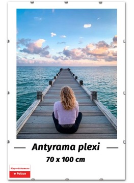 ANTYRAMA PLEXI B1 70x100 100x70 cm RAMKA NA PLAKAT