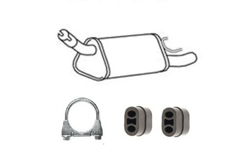 Tłumik Końcowy OPEL CORSA B 1.2i 1.4i 1993-2000