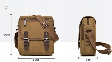 МУЖСКАЯ СУМКА С КЛАПАНОМ И ПРЯЖКОЙ КОРИЧНЕВАЯ ЧЕРНАЯ ВИНТАЖНАЯ СТИЛЬНАЯ СУМКА НА ПЛЕЧО