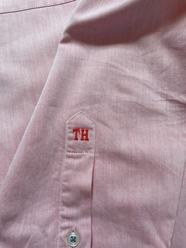 Koszula męska Tommy Hilfiger Różowa New York Fit L