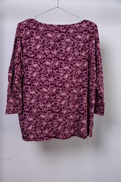 Marks&Spencer bluzka lekka dzianinowa 44 XXL 16 print