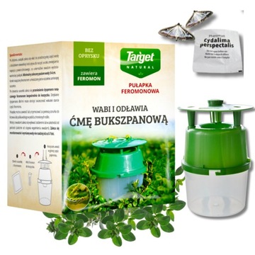 TARGET Pułapka FEROMONOWA Na Ćmę BUKSZPANOWĄ EKO Naturalna WABI I ODŁAWIA