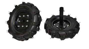 KOŁA GUMOWE DO GLEBOGRYZARKI Z OSIAMI