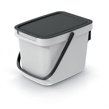 Kosz na śmieci do segregacji SYSTEMA Q COLLECT NHW6 popielaty