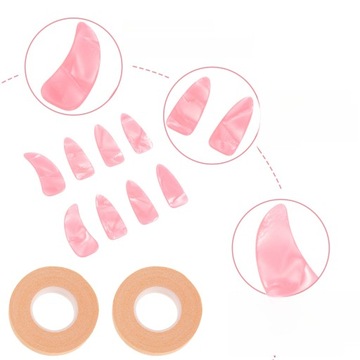 1 НАБОР ПОКРЫТИЙ НА ПАЛЬЦЫ, ЗАЩИТЫ ДЛЯ НОГТЕЙ, УЧЕБНАЯ ЛЕНТА