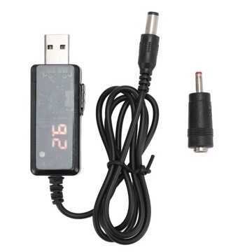 Кабель-маршрутизатор Power Bank 9 В 12 В HD Цифровой дисплей Питание USB AO