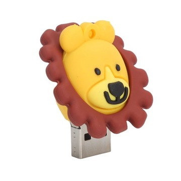 u диск usb2.0 трехмерный, милый, красивый подарок для хранения данных в форме льва для f