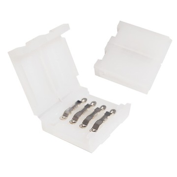 1x Złączka prosta do taśm LED kolorowych RGB 10 mm