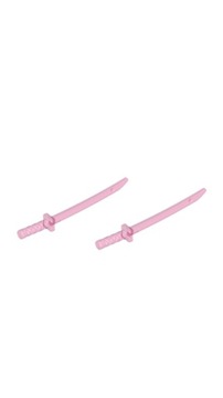 LEGO 2szt Katana Miecz Trans Pink 21459 Nowy