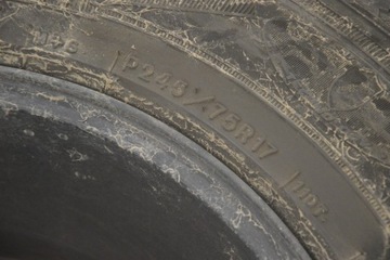 DISK HLINÍK JEEP WRANGLER 17X7.5J ET44.45 245/75R17 2017 LHD