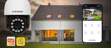 НАРУЖНАЯ ВРАЩАЮЩАЯСЯ КАМЕРА 25 с LAN 12 светодиодов IP66 WIFI Full HD 4x ZOOM