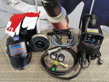 SPARTUS Easy MIG 210 S spawarka MEGA ZESTAW!!!