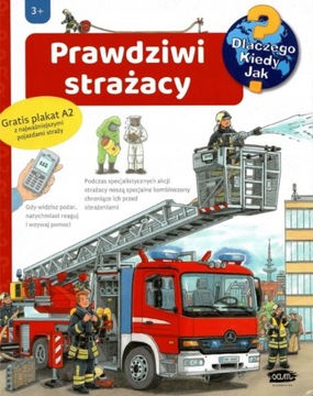 Prawdziwi strażacy książka z okienkami NOWA!
