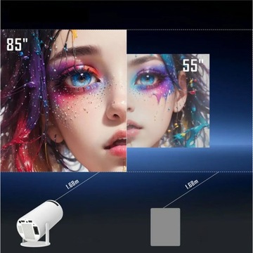 НОВЫЙ ПРОЕКТОР HY300 PRO ОРИГИНАЛЬНЫЙ Android 11 ТВ WIFI ПОРТАТИВНЫЙ SMART